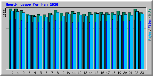 Hourly usage for May 2026